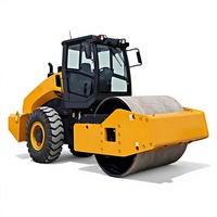 Rouleau compresseur monocylindre de marque chinoise de premier plan, modèle 6114E, 14 tonnes, statique