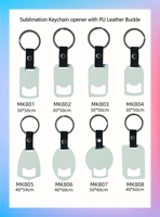 Ouvre-bouteille pour sublimer un porte-clés ouvre-bouteille de bière imprimé double face personnalisé vierge