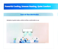 Climatiseur Inverter à Conduit DC pour Hôtels - Économe en Énergie, Faible Bruit, Flux d'Air Uniforme, Design Élégant