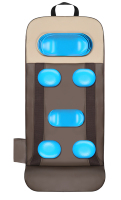 Multifunktionale Ganzkörper-Massagematte mit Zeitsteuerung für Nacken, Rücken und Beine Faltbare Massagematte mit Vibration und Wärme