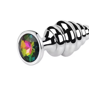 Juguetes sexuales anales de metal acanalado con diseño de joyería para mujeres y hombres, juegos y juguetes sexuales divertidos - Product Image 3