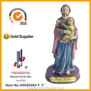 5 pulgadas cerámica Color diino <span class=keywords><strong>NINO</strong></span> decoración personalizada del hogar estatua de Jesús de resina de Cristo - Product Image 5