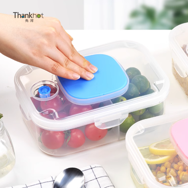 Vacare Hot Sale Airtight Vacuum Storage Food Box Kitchen Plastic Pantry Organization Microwave Safe and Dishwashers Safe Box