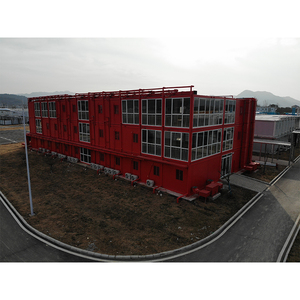 Casas pequeñas prefabricadas modulares plegables portátiles de 20 pies y 40 pies, contenedores de paquete plano de plegado rápido, casas/campamentos para hoteles/centros comerciales - Product Image 3