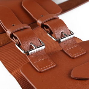 <span class=keywords><strong>Ceinture</strong></span> élastique <span class=keywords><strong>femme</strong></span> sans boucle, style rétro simple, noire, pour adulte - Product Image 3