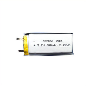 Grade AAA Rechargeable Lipo 3.7v <span class=keywords><strong>600mAh</strong></span> 602050 petite batterie au lithium polymère usine de fabrication D'ODM D'OEM PLM - Product Image 2