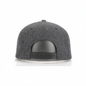 <span class=keywords><strong>Gorra</strong></span> de Béisbol de <span class=keywords><strong>Lana</strong></span> de 6 Paneles con Logotipo Personalizado al por Mayor, Color Gris Vintage, para Regalos Corporativos, Equipos, Actividades al Aire Libre, Invierno - Product Image 3