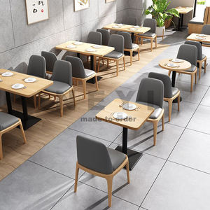 Personalizado barato madera cabina sofá medio redondo venta directa de fábrica occidental bar restaurante mesa y sillas para bar cafetería taberna - Product Image 3