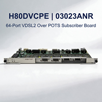 H80DVCPE VCPE 03023ANR Carte d'abonnés 64 ports VDSL2 sur POTS pour MA5600T MA5603T MA5608T MSAN DSLAM FTTB