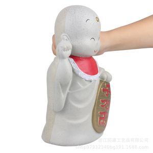 Figura Decorativa de Buda de Espuma de Poliuretano, Juguete Antiestrés de Rebote Lento, Tema Religioso - Product Image 3