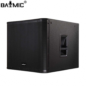 Caja Acústica Activa de Madera Sólida de Dieciocho Pulgadas con Interfaz de Señal XLR para Conciertos en Vivo en Grandes Escenarios al Aire Libre - Product Image 1