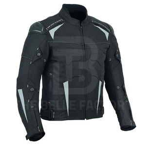 Nouvelle veste en cuir de moto de course d'armure d'équitation de moto élégante Pakistan a fait des vestes en cuir de moto de haute qualité - Product Image 2