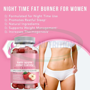 Vitaminas de etiqueta privada ACV Keto + Avc Gummies Suplemento adelgazante Keto Manzana Vinagre Gummies - Product Image 2