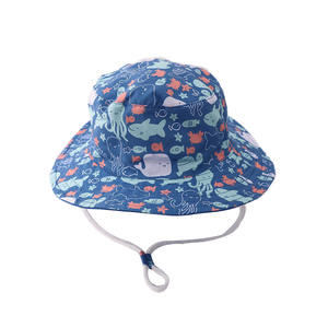Denim coton pêcheur bassin chapeau mince printemps été conception pour hommes femmes enfants motif Animal - Product Image 5