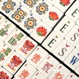 Juego de Mahjong Americano Plegable Portátil de Lujo de 4 Niveles con Diseño de Madera, 160 Piezas, para <span class=keywords><strong>Casino</strong></span>, Bajo MOQ, Directo de Fábrica - Product Image 6