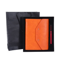 Nuevo Set de Regalo de Cuaderno de Lujo A5, Agenda de Negocios, Cuaderno con Logotipo de Marca Personalizado, Bolígrafo en Caja con Caja de Empaque