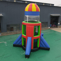 Château gonflable spatial personnalisé pour aventure aérienne, qualité commerciale, pour location de fêtes et de carnavals en extérieur