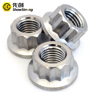Tuercas de brida hexagonal de aleación de titanio T4 para motocicleta, accesorios para bicicleta, <span class=keywords><strong>freno</strong></span> de bicicleta, Grado 5 - Product Image 4