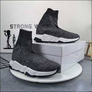 Chaussures chaussettes tendance pour couple, baskets de <span class=keywords><strong>luxe</strong></span> de créateur, best-seller, pour hommes et femmes, en tissu tricoté 3D - Product Image 5