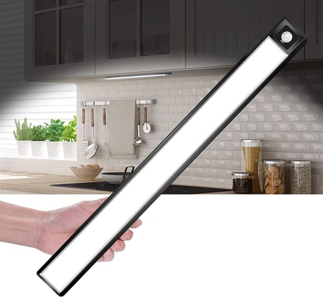 Closet Cupboard Wardrobe Bedroom Stairs Kitchen LED Under Cabinet Night Light with Motion Sensor Wireless Lamp