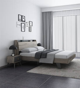 Nordic Ins di Stoccaggio <span class=keywords><strong>Letto</strong></span> Matrimoniale Moderno Stile Semplice <span class=keywords><strong>Letto</strong></span> <span class=keywords><strong>Singolo</strong></span> <span class=keywords><strong>Letto</strong></span> di Nozze - Product Image 2