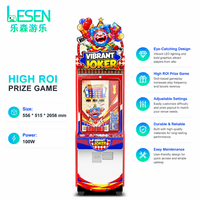Machine d'arcade pousse-pièces à prix d'usine, thème Clown, avec système de rédemption de tickets, machine de jeu d'arcade à fort rendement