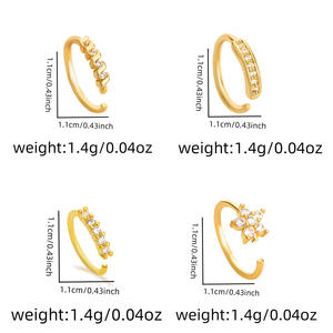 <strong>Fake</strong> Nose Piercing <strong>Fake</strong> Septum Non-Pierced Clip Nose Piercing Nose Ring Hoop Septum <strong>Fake</strong> Piercing <strong>Jewellery</strong> Women Men - Product Image 2