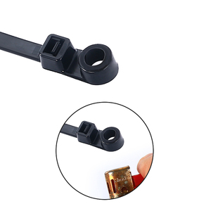 Dây buộc cáp bằng nylon, đầu vít nhựa, dây buộc nhựa có lỗ vít (100 chiếc) - Product Image 6