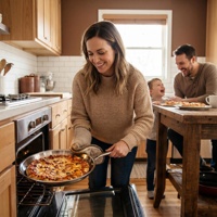 Poêle à pizza en acier inoxydable martelé antiadhésive, poêle peu profonde 304 de qualité alimentaire, compatible induction, plateau multi-usages pour crêpes