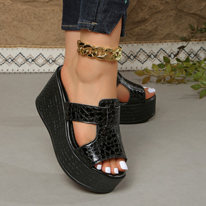 <span class=keywords><strong>Sandalias</strong></span> de Plataforma Abiertas Impermeables para Mujer, Novedad 2026, Venta al por Mayor OEM ODM, Versátiles para Uso en Exteriores con Tacón Alto - Product Image 5