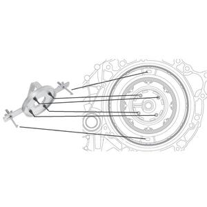 BRILLIANT TOOLS - BT641240 Herramienta de doble embrague para Volvo, Ford, Chrysler y Dodge - EAN 4042146813386 PURADORES DE FRENO - Product Image 4