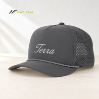 Casquette de golf personnalisée à 6 panneaux, nouvelle mode, en nylon, logo perforé au laser, imperméable, respirante, pour le sport de golf