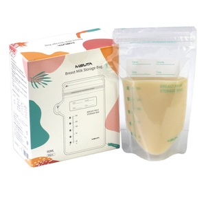 Baby Reusable Silicone Breastmilk Cooler Pouch Bag Bpa Free Breast Milk Storage Bag