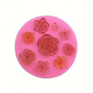 Moule à savon en silicone en forme de fleur personnalisé, facile à démouler, fait main, pour la Saint-Valentin, OEM/ODM - Product Image 2