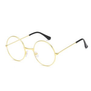 Cornice Vintage rotonda per <span class=keywords><strong>Harry</strong></span> <span class=keywords><strong>Potter</strong></span> stile Clear Student occhiali alla moda coreano in metallo lenti uomo e donna accessori moda - Product Image 4
