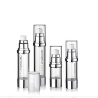 Emballage cosmétique bouteille sous vide bouteilles de pompe de lotion de soins de la peau personnels bouteilles sans air en plastique 15ml 30ml 40ml 50ml