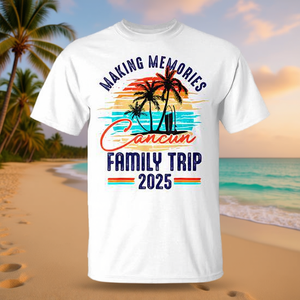 T-shirt de groupe assorti pour les vacances en famille à Cancun, été 2025 - Product Image 3