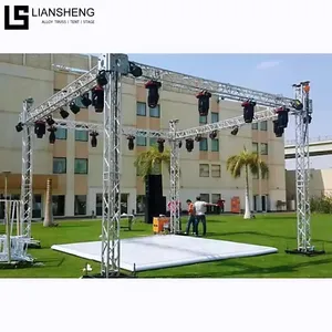 Outdoor Event Aluminium Bühnen konzert Kostenlos Custom ized Design Truss Displays DJ Lighting Truss System