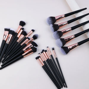 Juego de 34 Brochas de Maquillaje de Pelo Sintético de Alta Calidad con Logotipo Personalizado, Mango de Madera Compuesta No <span class=keywords><strong>Cruel</strong></span>, para Teatro y Uso Diario - Product Image 5