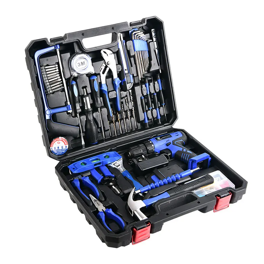 Multi-function Electricelectric Drill Battery Milwaukee Impact Drill Case Tools & Hardware Blue or Custom Color Electricity 5kg