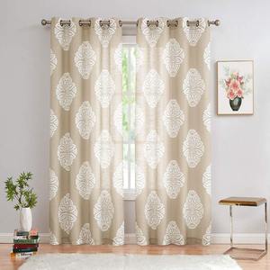 <span class=keywords><strong>Cortinas</strong></span> <span class=keywords><strong>semiopacas</strong></span> impresas para decoración de sala de estar, dormitorio, estudio, para uso en apartamentos - Product Image 1