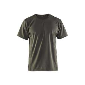 BLAKLADER - 3323105146004XL Camiseta con protección UV Verde militar-EAN 7330509420607 CAMISETAS Y POLOS DE TRABAJO - Product Image 1