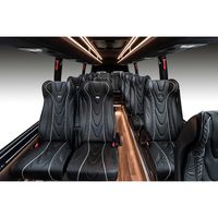 Sièges avant de luxe VIP pour Mercedes Sprinter, sièges de bus de luxe pour passagers avec petite chaise pliante, revêtement en cuir épais