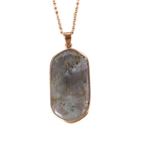 2023 Amazon Fashion <strong>Necklace</strong> with Labradorite Amethyst Cross-Shape <strong>Pendant</strong> Featuring Agate <strong>Pearl</strong> Diamond Trendy Jewelry Chain - Product Image 1