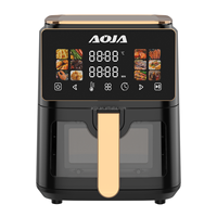 Friteuse à air numérique 1200W 4L avec boîtier en plastique, panier unique, fonctions rôtir, cuire, griller, déshydrater, vente en gros