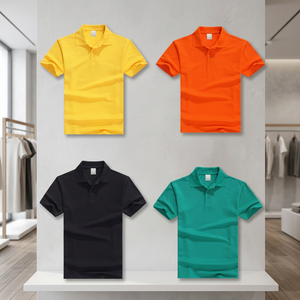 Polo personalizado juvenil para niños y adultos, camisetas 100% de algodón con Logo personalizado, camiseta transpirable de moda, Top de verano - Product Image 3