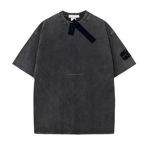 Camiseta Oversize de Verano 2026 para Hombre, Estilo Casual, 100% Algodón, Manga Corta, Lavado Vintage, Diseño Isleño - Product Image 3
