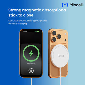 <span class=keywords><strong>Cargador</strong></span> Inalámbrico Magnético 3 en 1 Miccell, Carga Rápida de 15W para Móviles iPhone, AirPods y Relojes Inteligentes - Product Image 5
