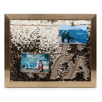 Marco de Fotos de Madera Hecho a Mano de Alta Calidad Fengyuan con Clip, Personalizable para Decoración de Pared y Escritorio del Hogar