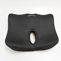 Coussin de coccyx en mousse à mémoire de forme entièrement enveloppé de luxe, housse matelassée antistatique, circulation sanguine zéro gravité pour voiture, avion, voyage